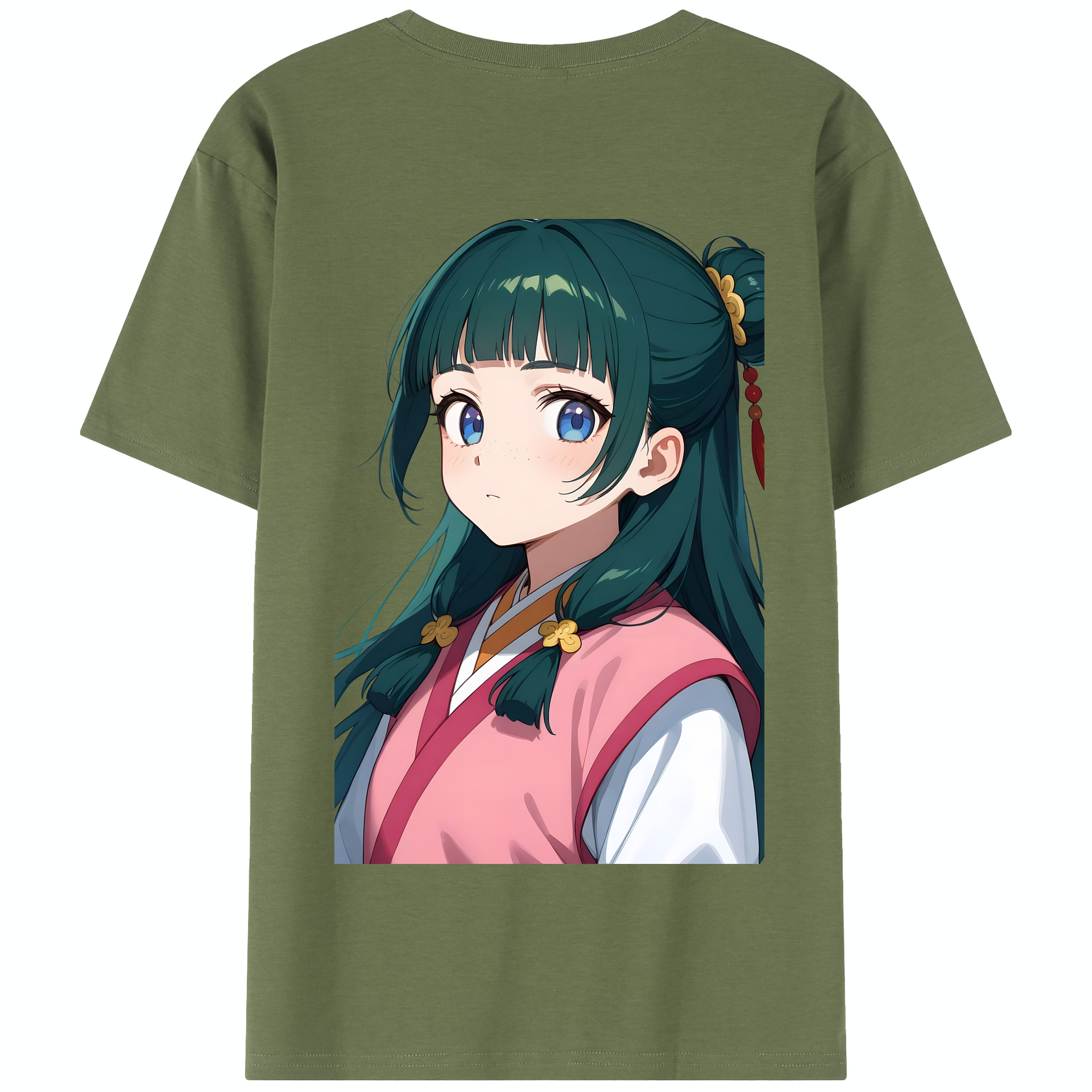 （画像用） 薬屋のひとりごと The Apothecary Diaries 綿100％半袖Tシャツ（背面プリント）